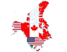 Drapeaux Amérique du Nord