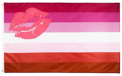 Drapeau Lesbienne Kiss