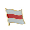 Pin's drapeau Biélorussie rouge et blanc