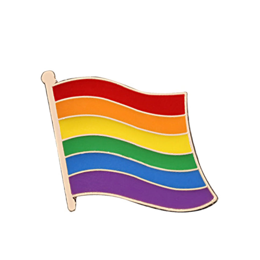 Pins double drapeaux lgbtqia+ gay et transexuel chez Freaky Pink shop