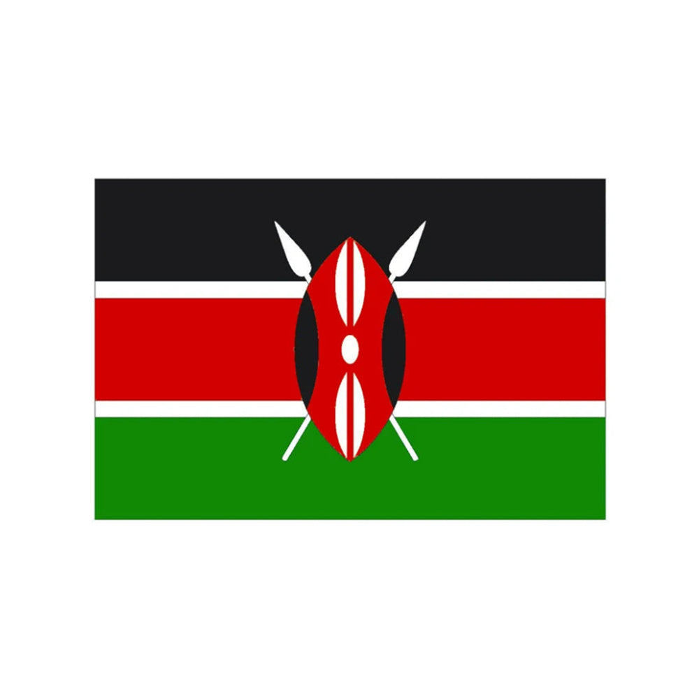 Autocollant drapeau Kenya