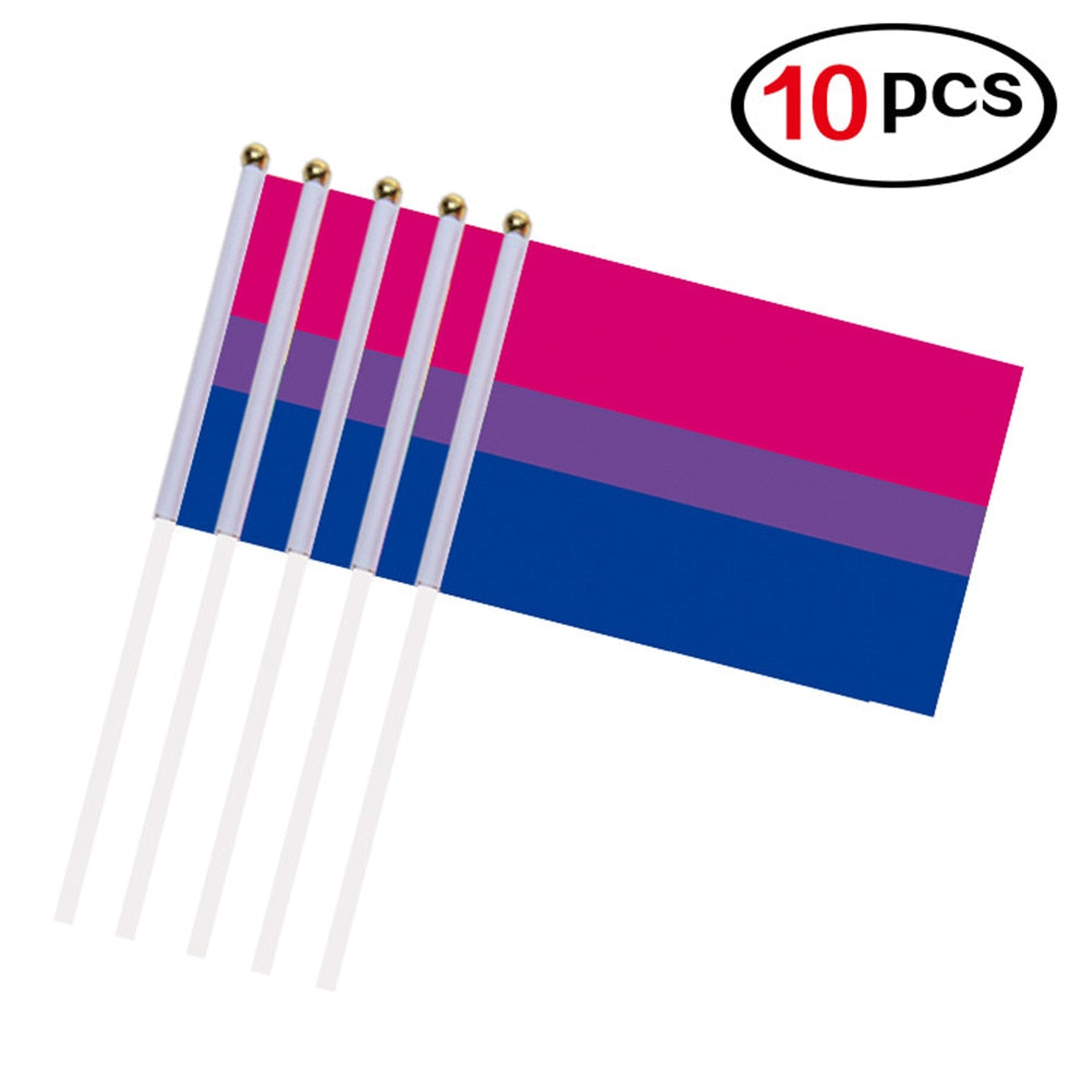 Lot mini drapeaux Bisexuel