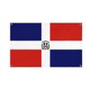 Drapeau République Dominicaine 4 œillets