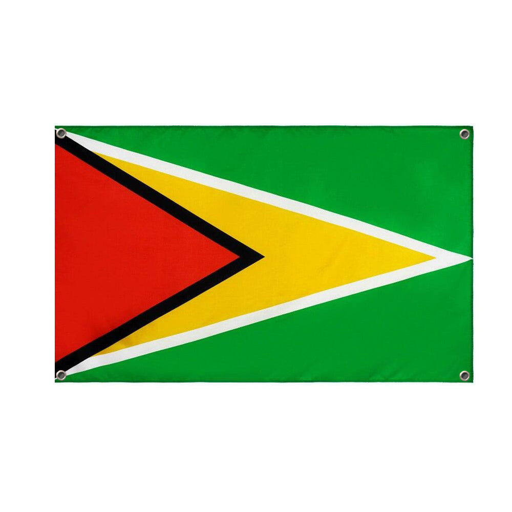 Drapeau Guyana 4 œillets