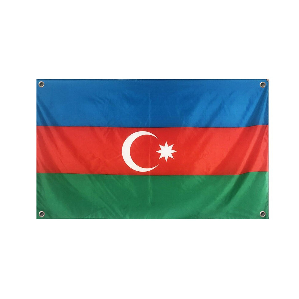 Drapeau Azerbaïdjan 4 œillets