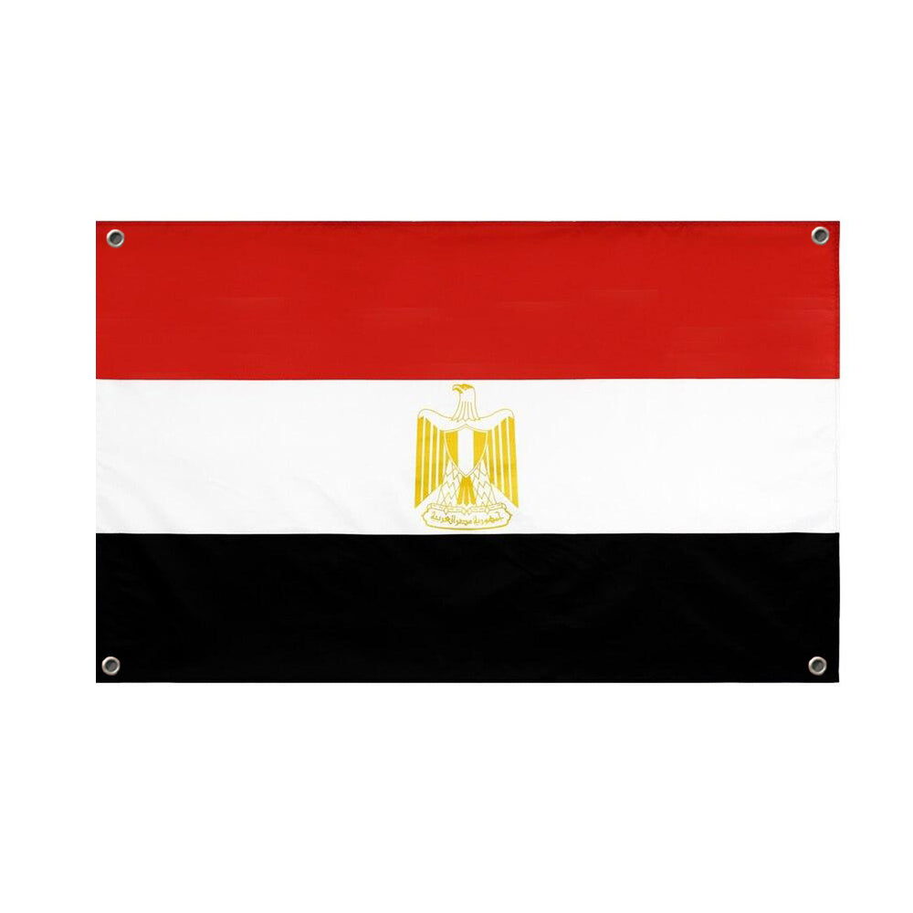 Drapeau Egypte 4 œillets