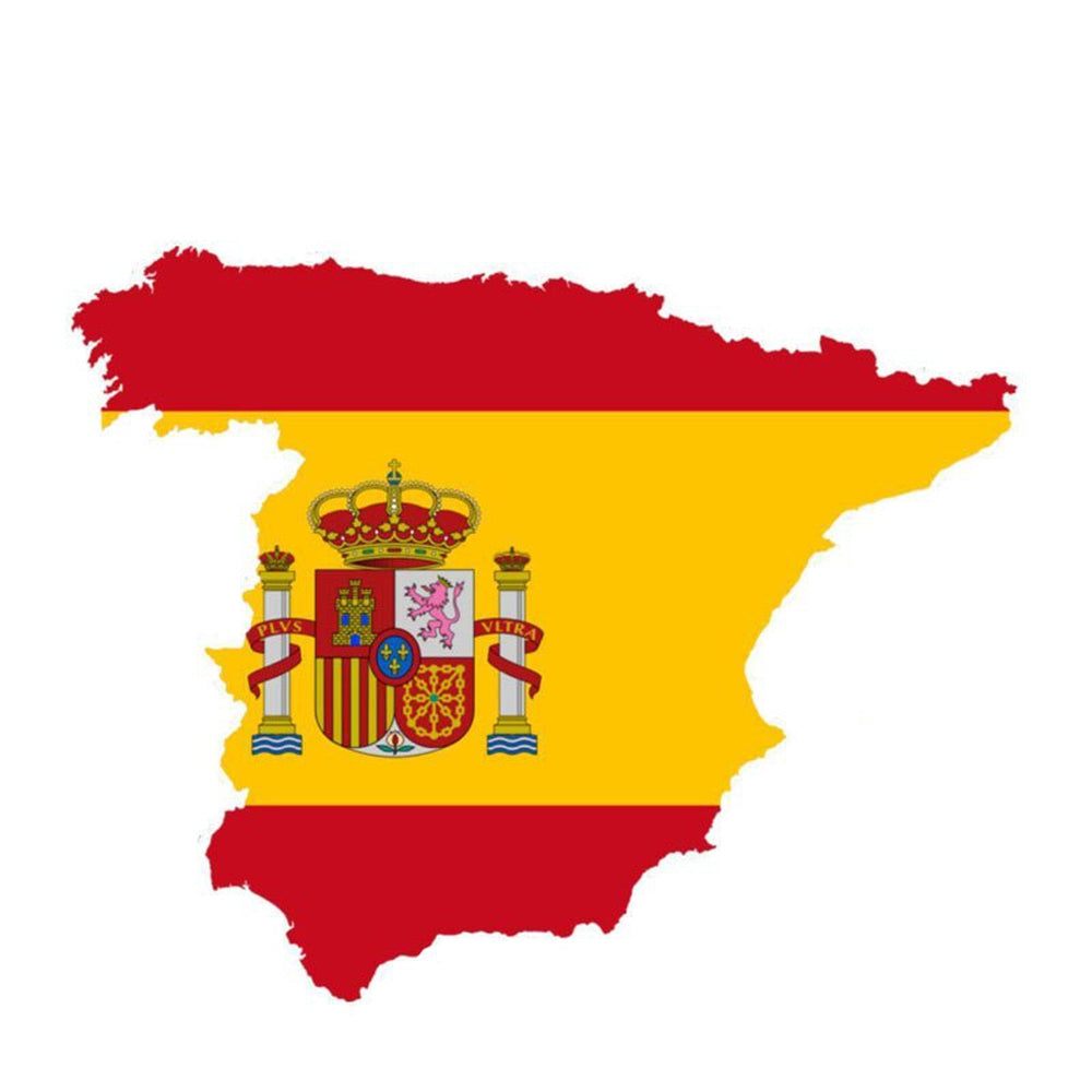 Autocollant carte Espagne