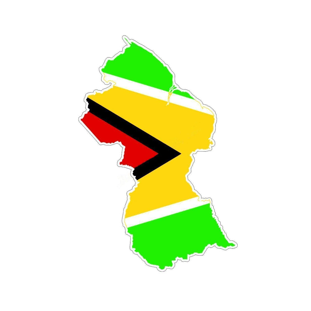 Autocollant carte Guyana
