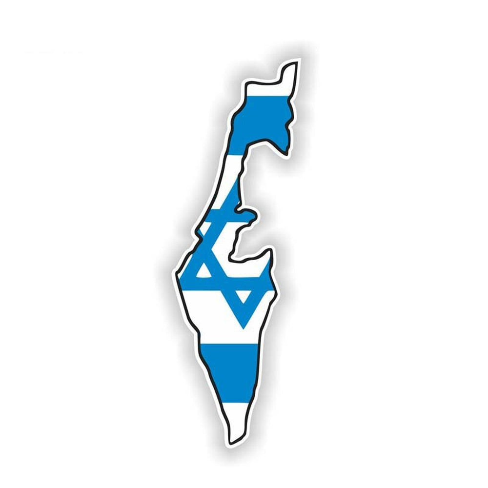 Autocollant carte Israël