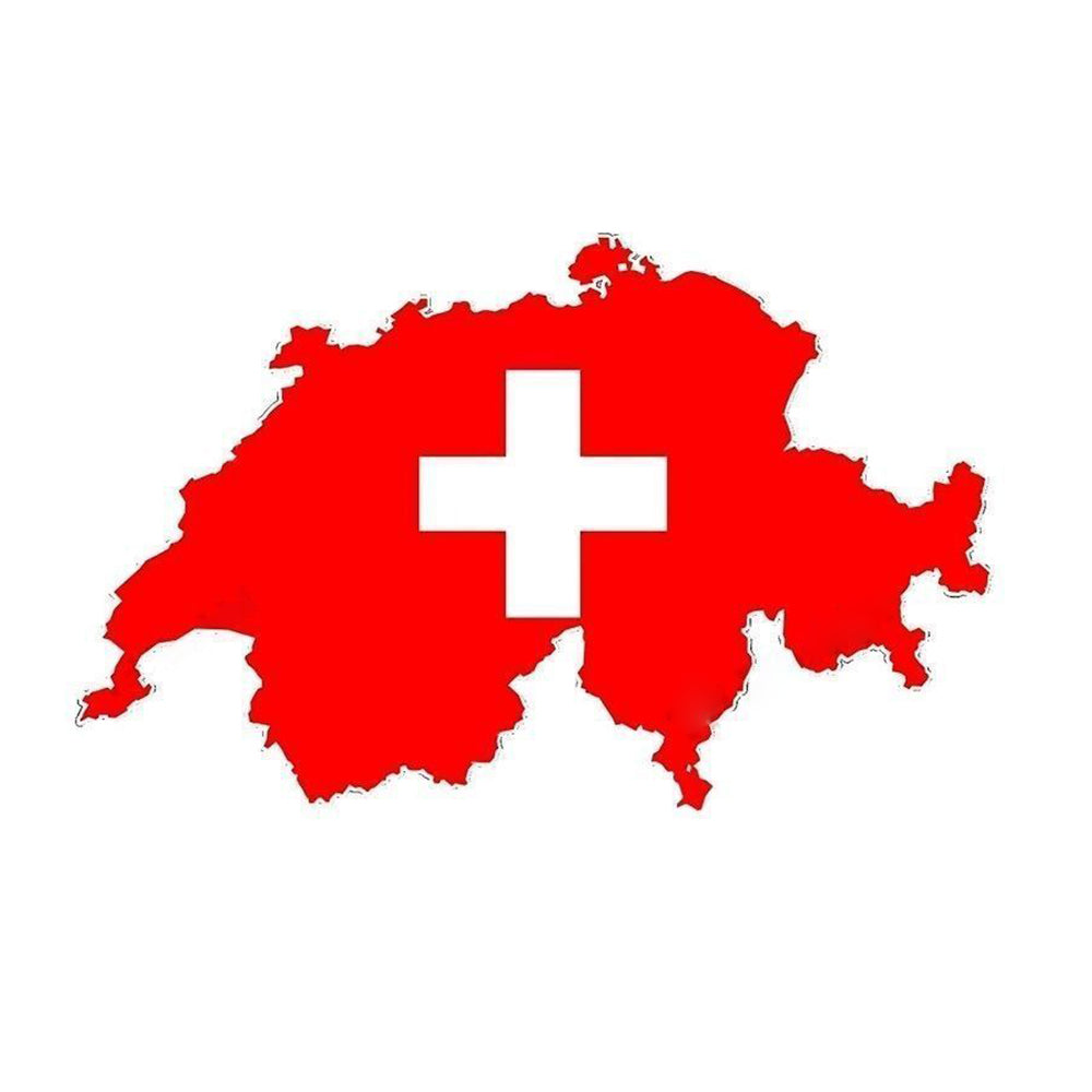 Autocollant carte Suisse