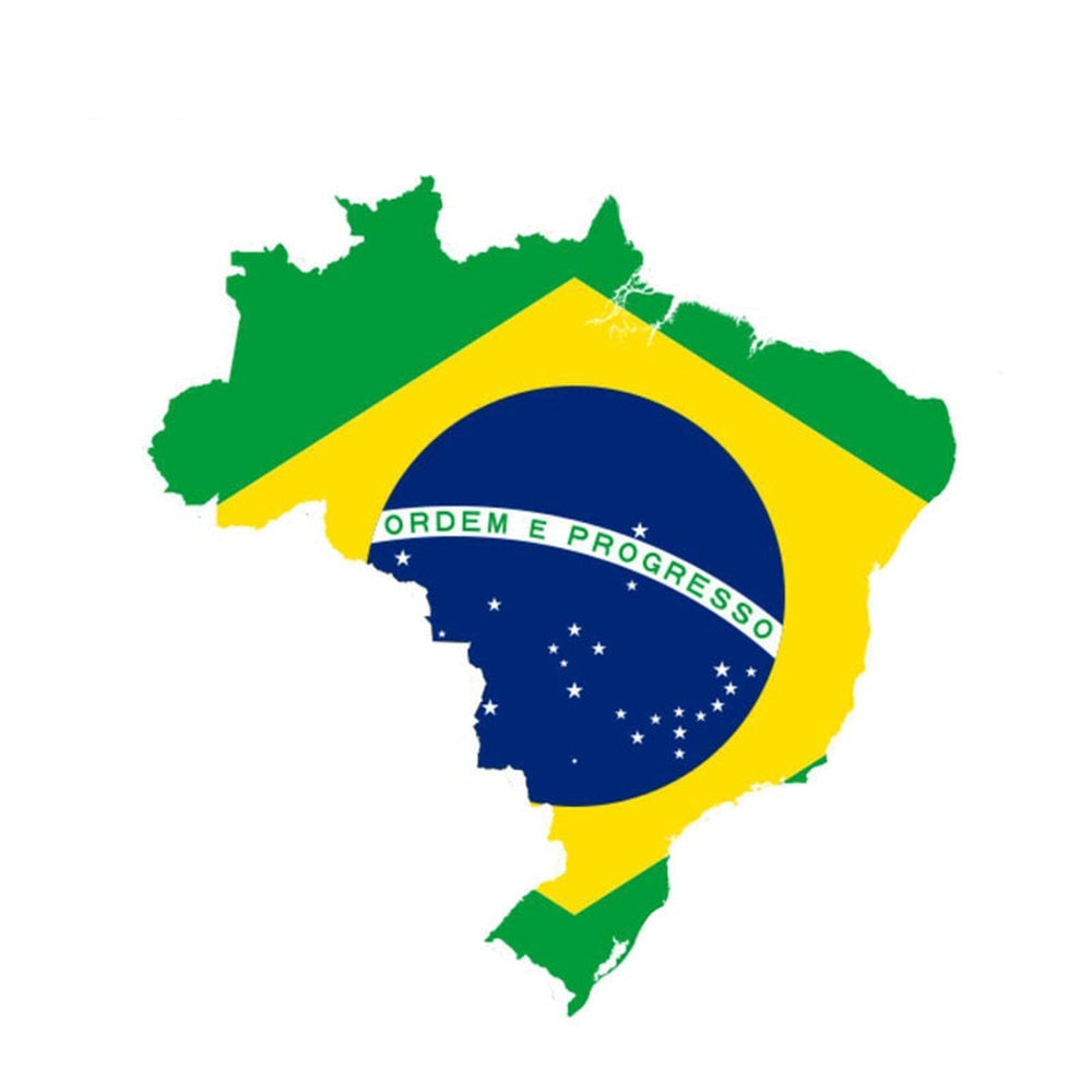 Autocollant drapeau Brésil