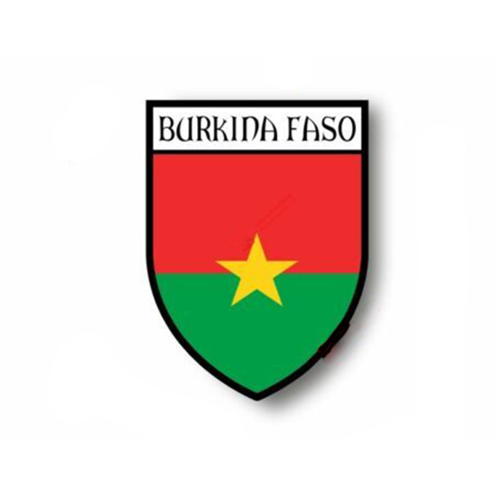 Autocollant drapeau Burkina Faso