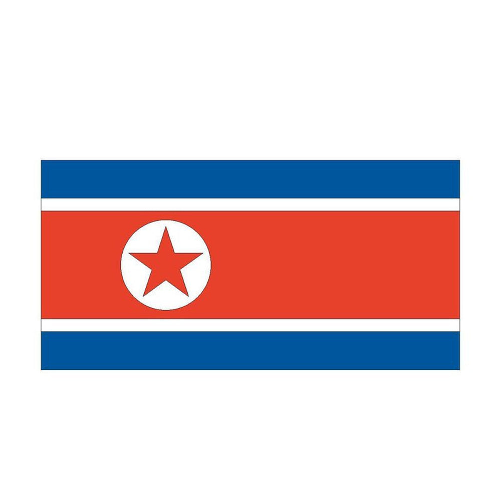 Autocollant drapeau Corée du Nord