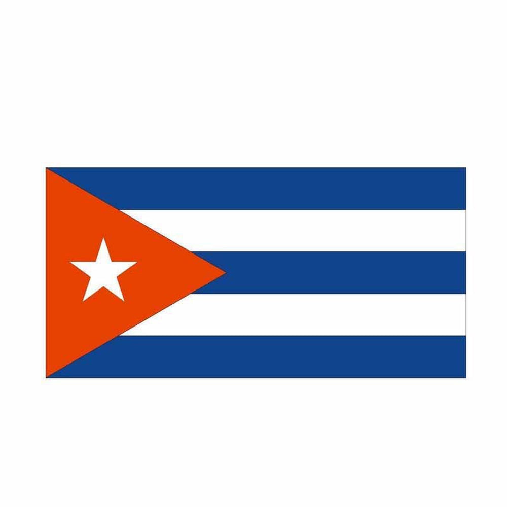 Autocollant drapeau Cuba