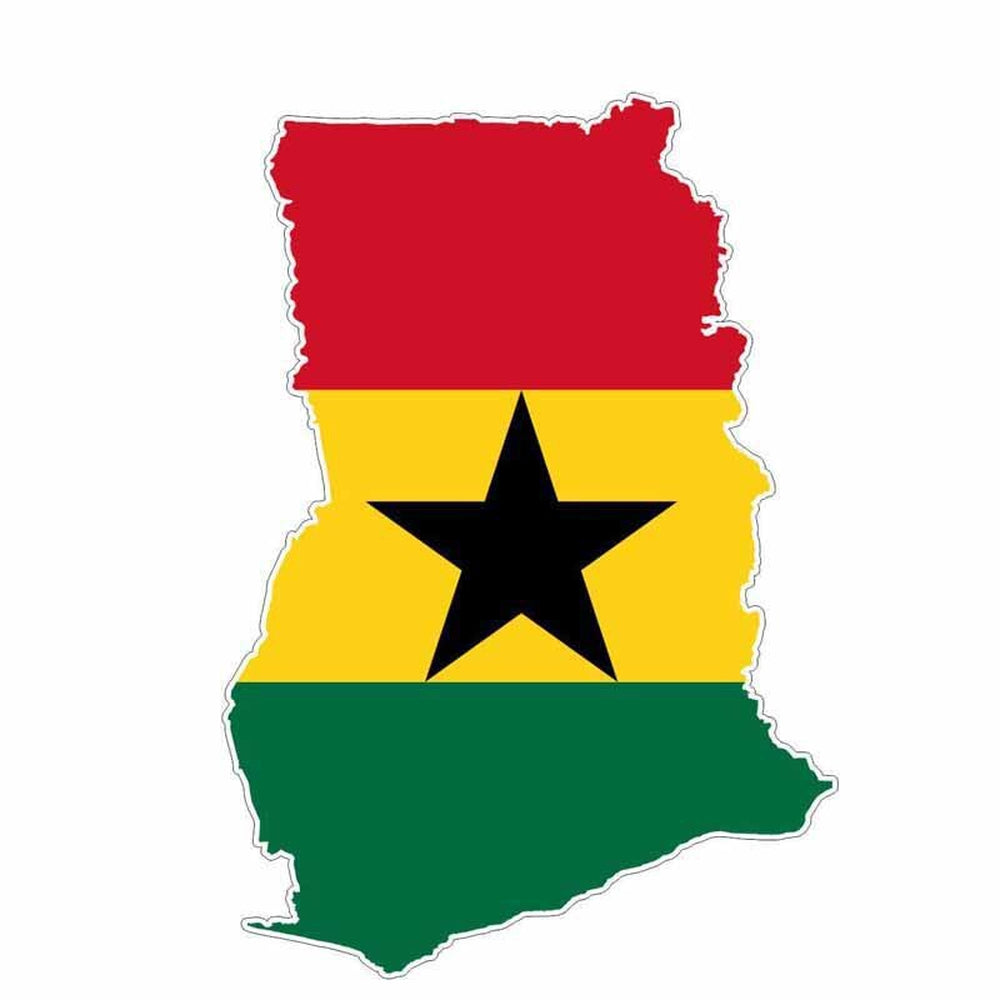 Autocollant drapeau Ghana