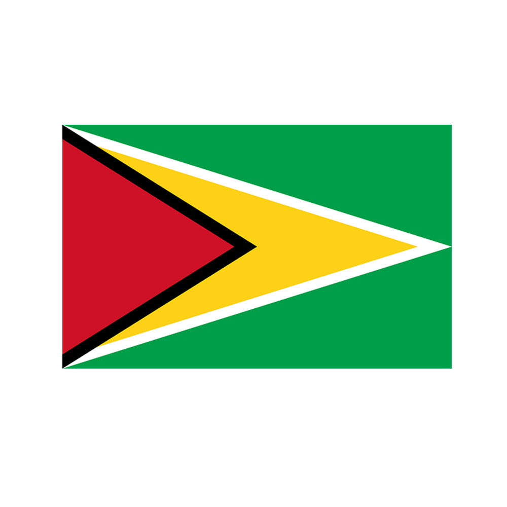 Autocollant drapeau Guyana