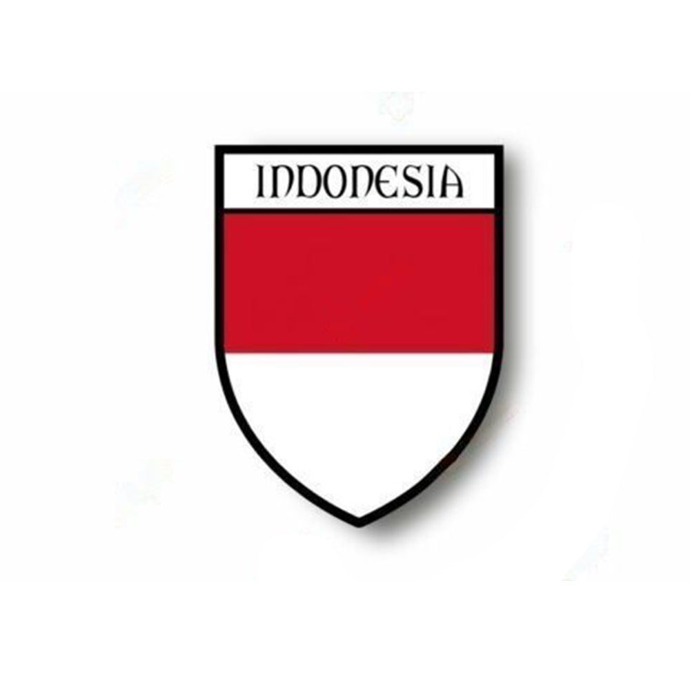 Autocollant drapeau Indonésie