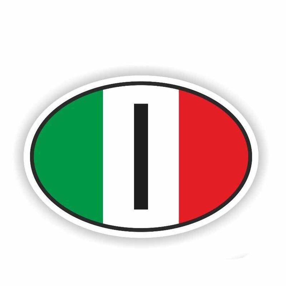 Autocollant drapeau Italie pour voiture