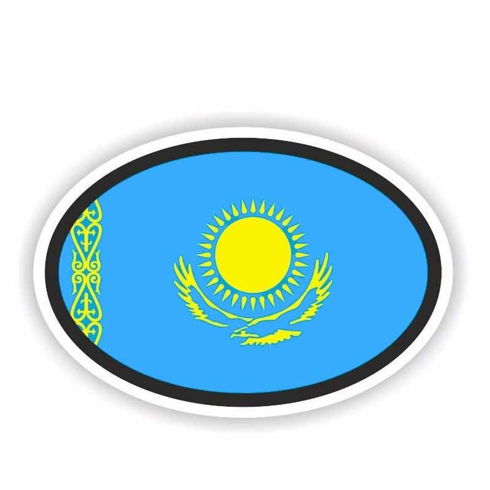 Autocollant drapeau Kazakhstan