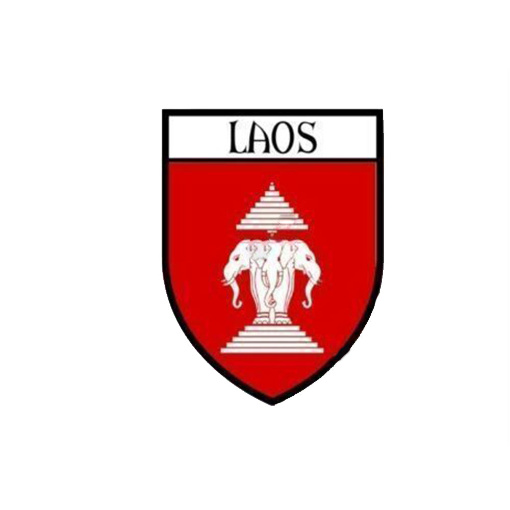 Autocollant drapeau Laos