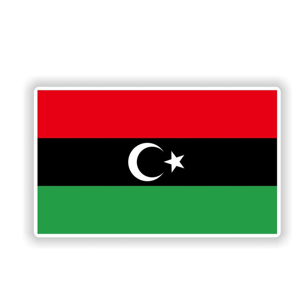Autocollant drapeau Libye