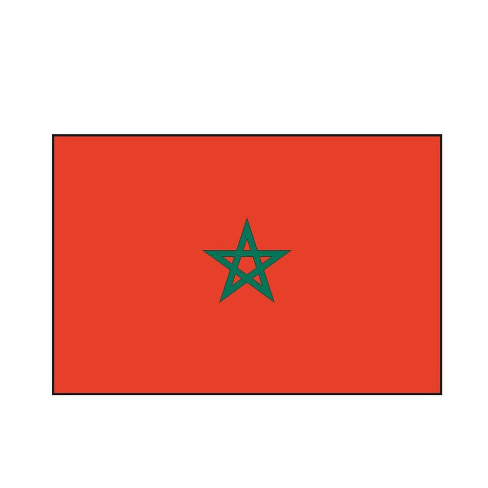 Autocollant drapeau Maroc