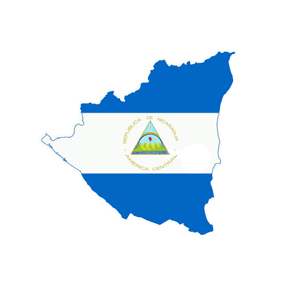 Autocollant drapeau Nicaragua