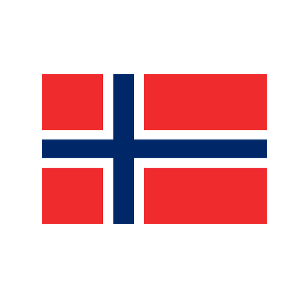Autocollant drapeau Norvège