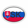 Autocollant drapeau Slovaquie