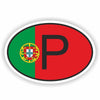 Autocollant pour voiture drapeau Portugal