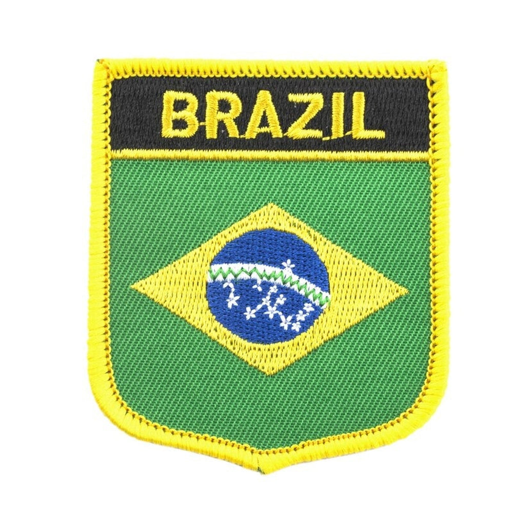 Badge drapeau Brésil