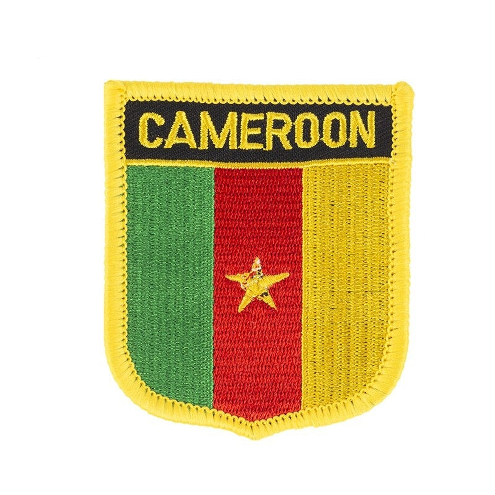 Badge drapeau Cameroun