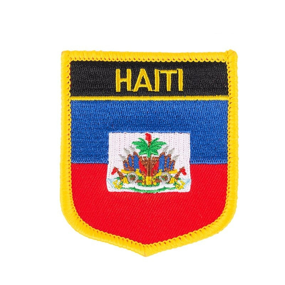 Badge drapeau Haïti