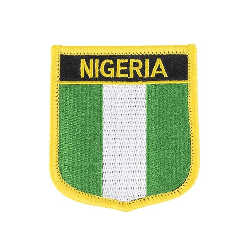 Badge drapeau Nigeria