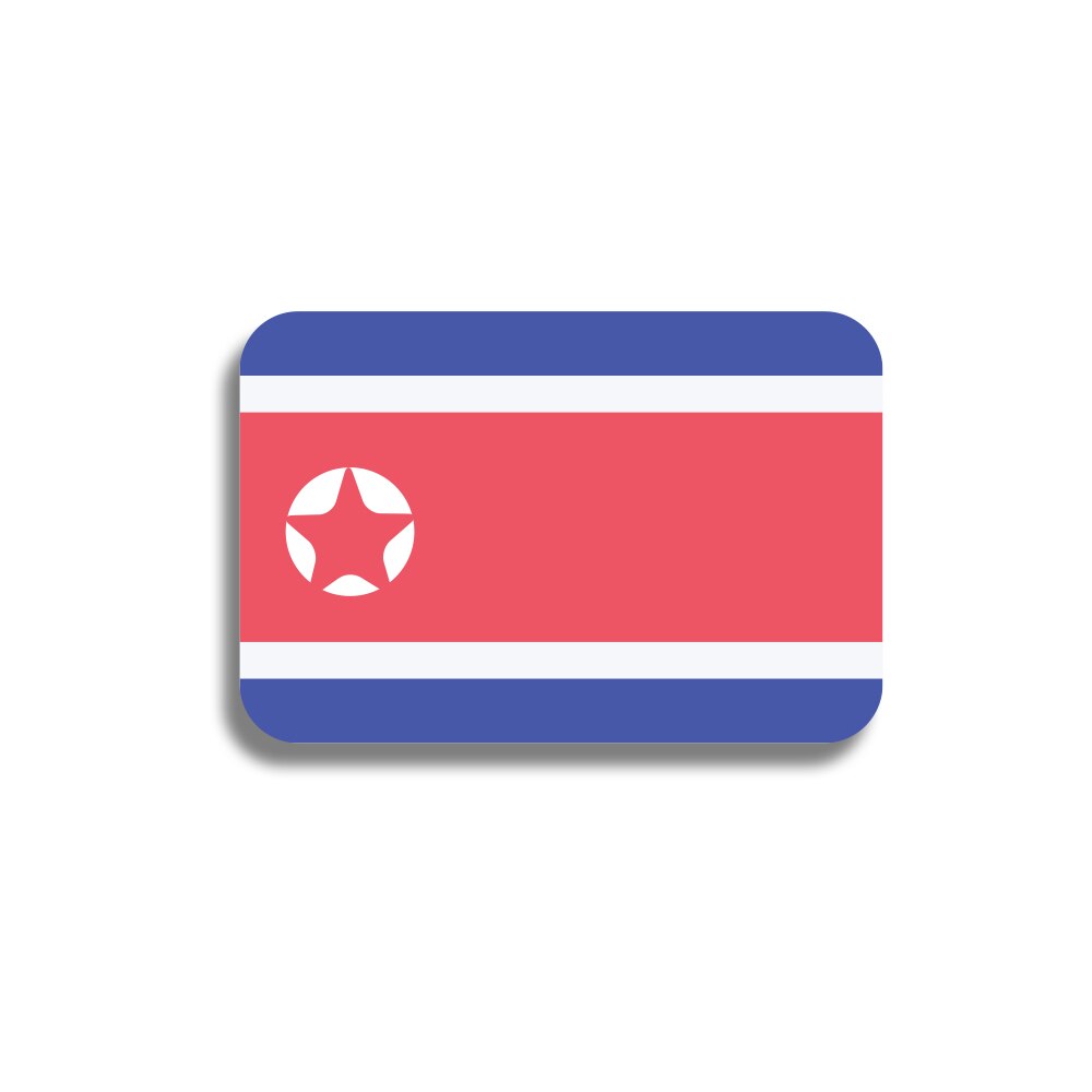 Broche drapeau Corée du Nord