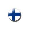 Broche drapeau Finlande rond