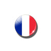 Broche drapeau France rond