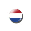 Broche drapeau Pays-Bas rond