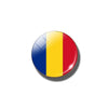 Broche drapeau Roumanie rond