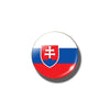 Broche drapeau Slovaquie rond