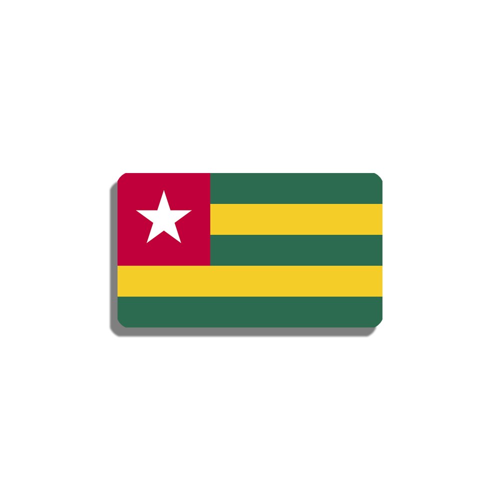 Broche drapeau Togo