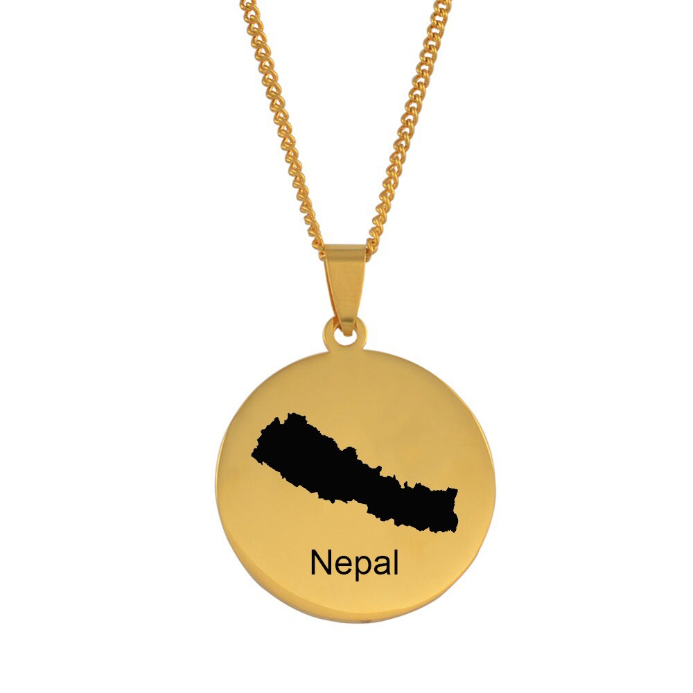 Collier carte Népal