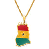 Collier drapeau Ghana