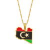 Collier drapeau Libye