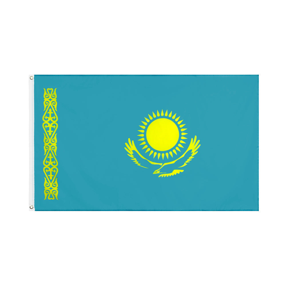 Drapeau Kazakhstan 128 x 192 cm