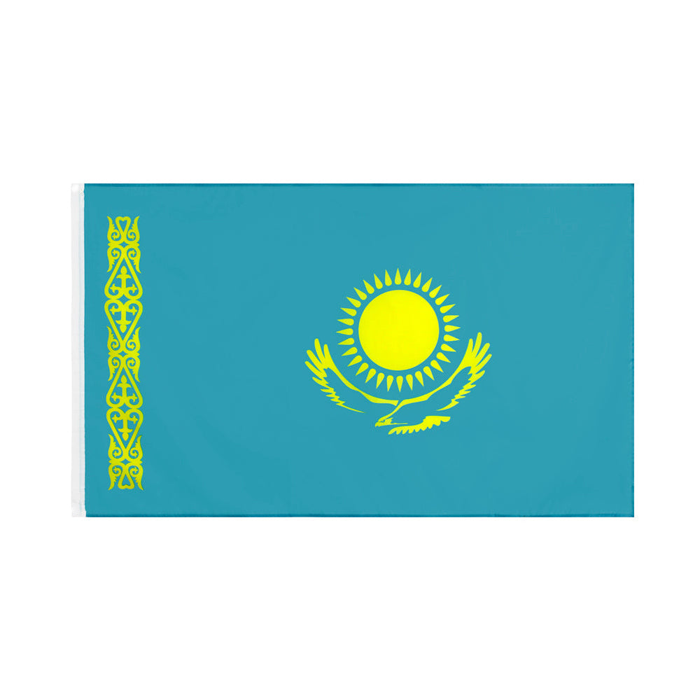 Drapeau Kazakhstan fourreau