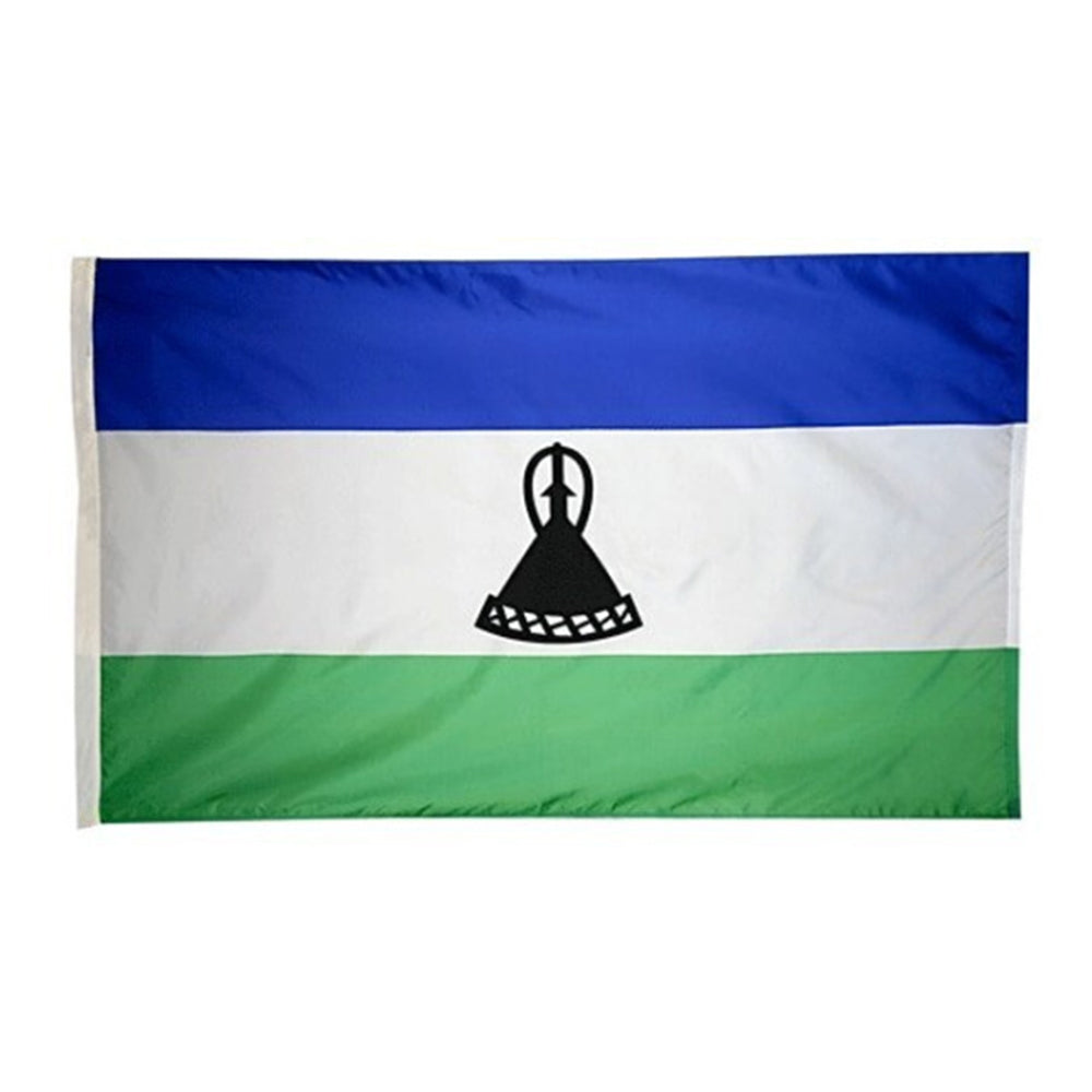 Drapeau Lesotho fourreau 120 x 180 cm