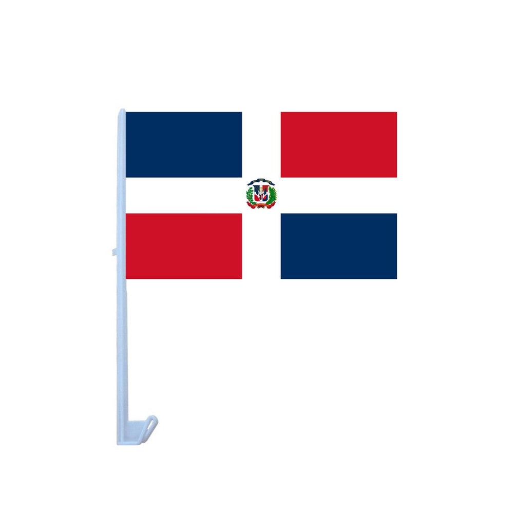 Drapeau République Dominicaine pour voiture