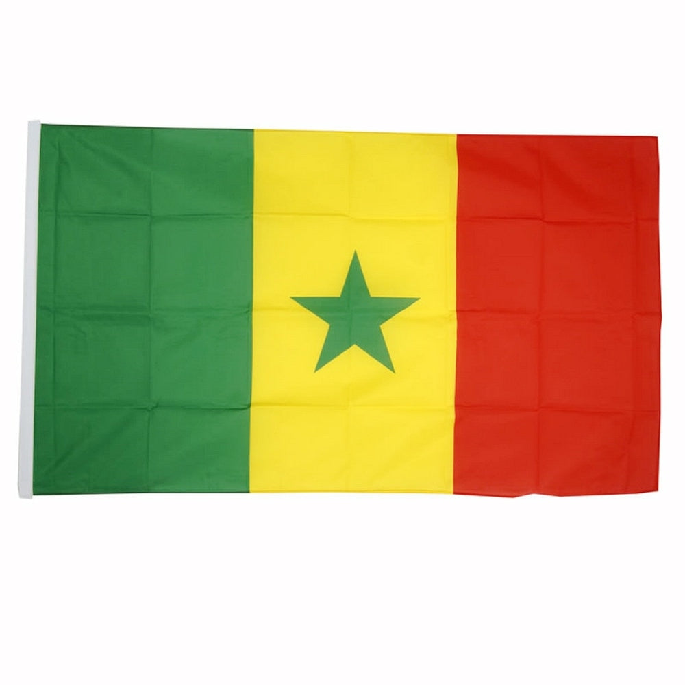 Drapeau Sénégal 100% Polyester