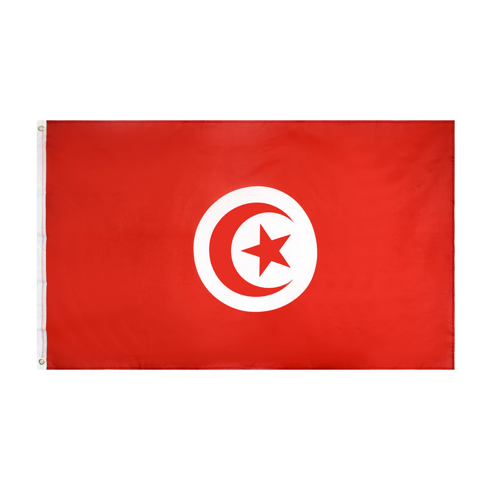 Drapeau Tunisie 128 x 192 cm